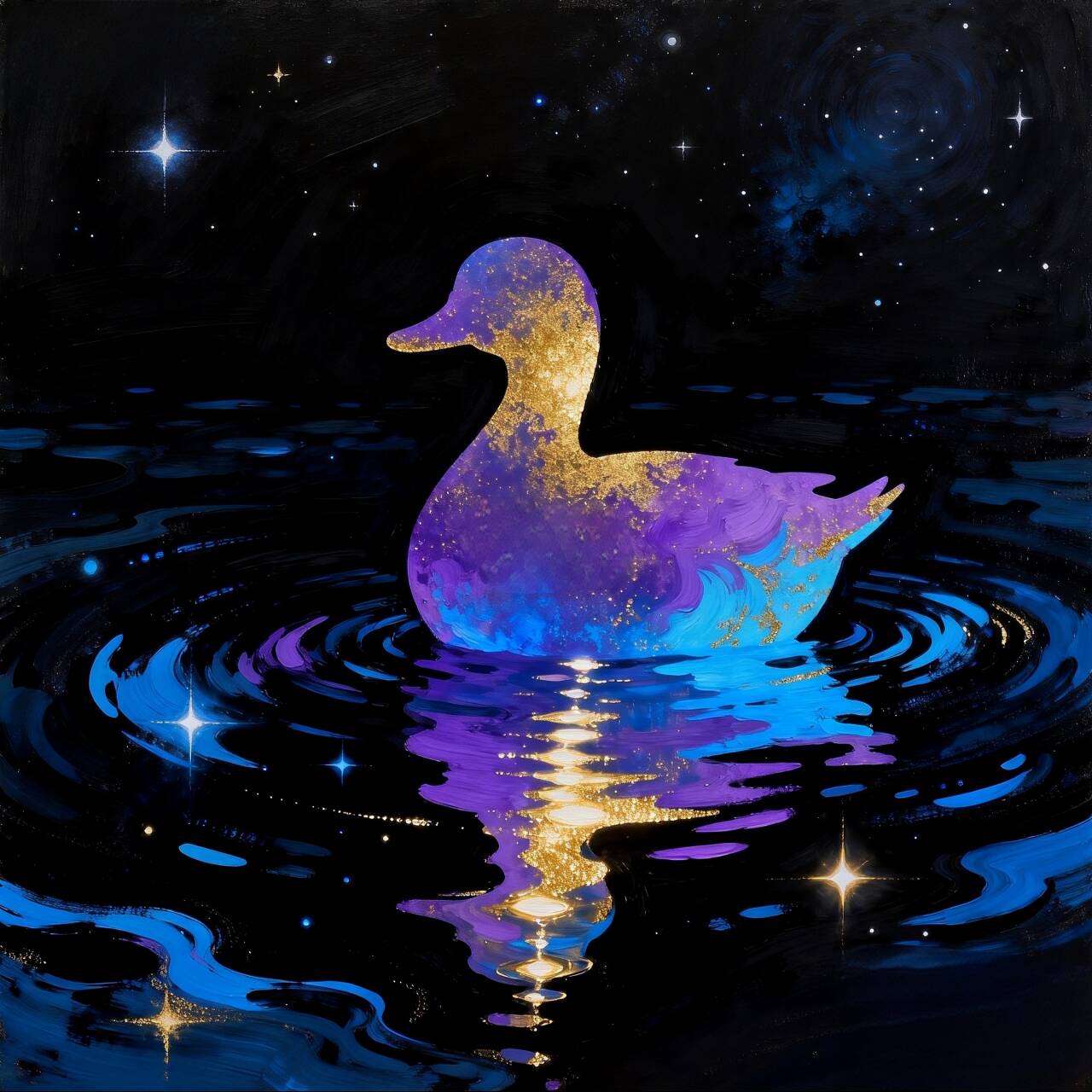Cosmos Duck Background